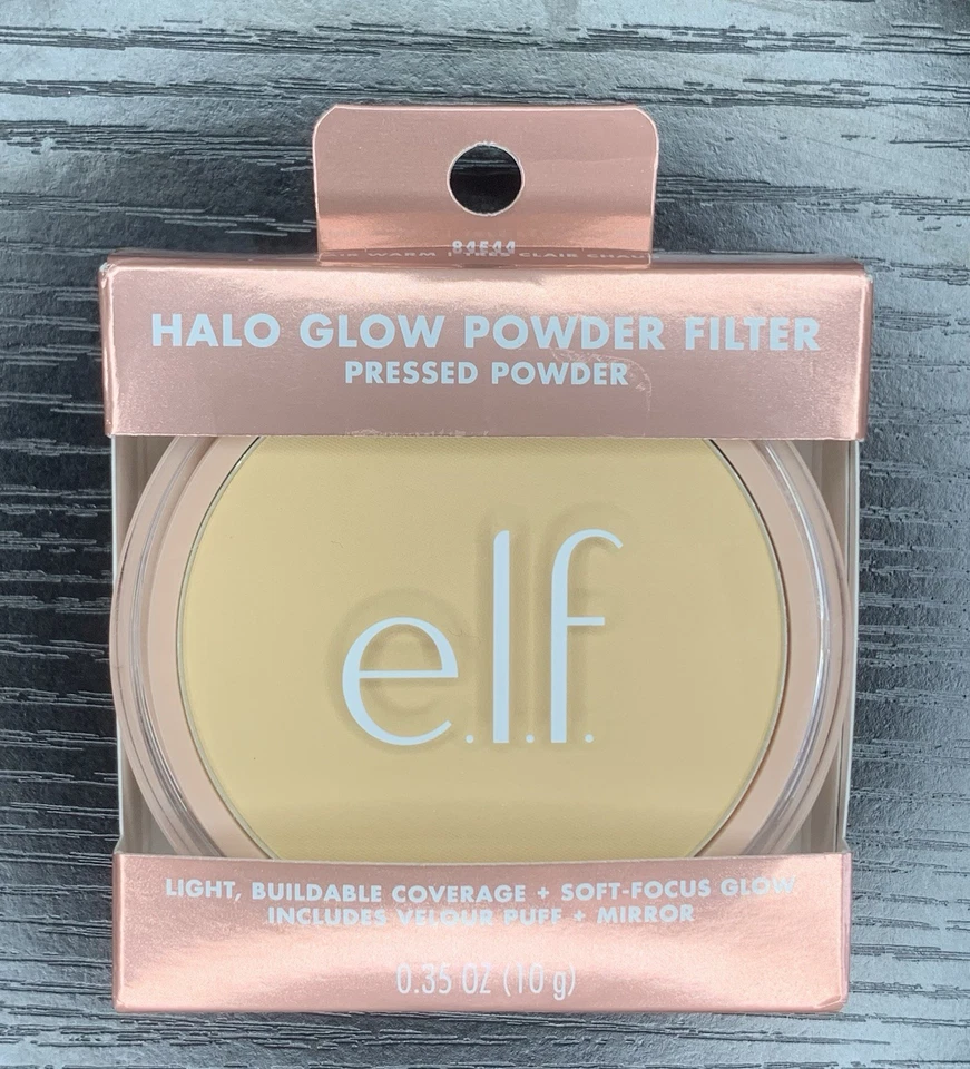 e.l.f Pressed Powder HALO GLOW POWDER FILTER, Fair Warm, 0.35 OZ BRAND NEW - Image 2 of 4