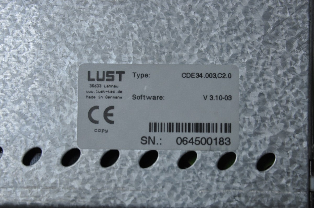 LUST CDE34.003,C2.0 SERVO DRIVE | eBay LUST CDE34.003,C2.0 SERVO DRIVE | eBay