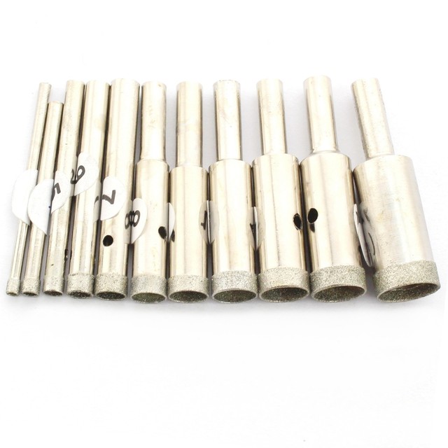 314mm Ultrathin Diamond Tip Drill Bits for Jewelry Gemstones 11Pcs eBay