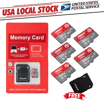 Lot Ultra Micro SD Card 32GB 64GB 128GB 256GB Class 10 Memory Card SDHC SDXC A1