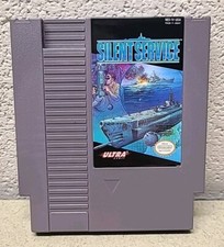 Silent Service Nintendo Entertainment System NES Video Game Cartridge