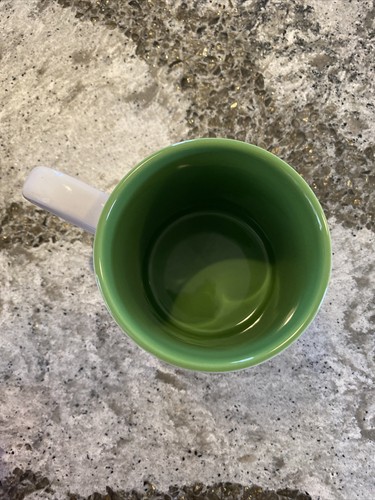 DISNEY STORE TINK COFFEE MUG CUP 3-D TINKERBELL GREEN WHITE GRAY WAND - Picture 4 of 4