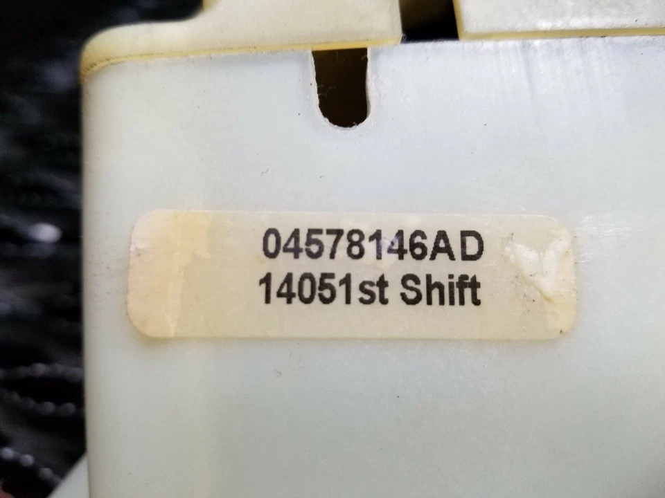 04 05 06 CHRYSLER SEBRING CONVERTIBLE SELECTOR DE MARCHAS PALANCA DE CAMBIOS OEM Foto 4 de 4