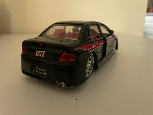 Saico 5.5” MITSUBISHI LANCER EVO.7 Diecast BLACK Rally Car No:33203 1/32 - Picture 4 of 12