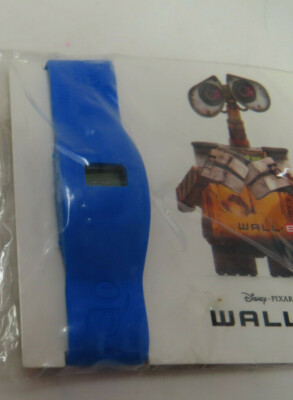 Disney Wall Pixar SILICONE Rubber Wristband NEW IN PKG WALL E EVE Promo Watch