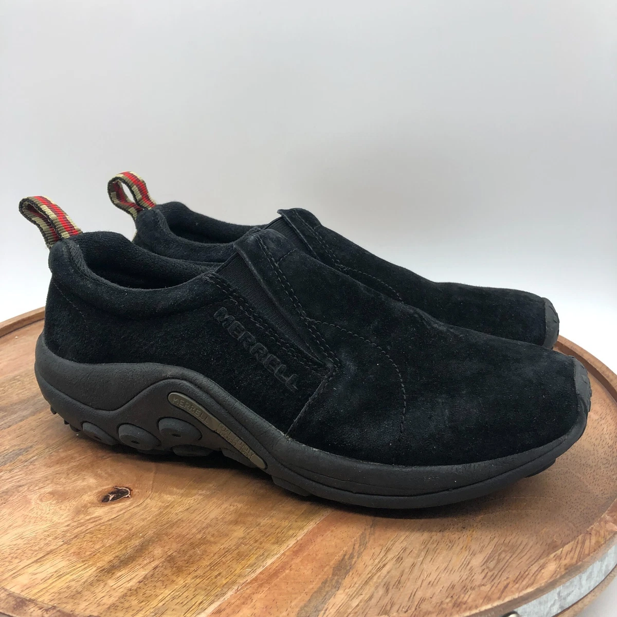 Symptomer Ud over Nervesammenbrud Merrell Womens Jungle Moc Midnight Black Suede Hiking Shoes Size 8.5  (1406745) | eBay