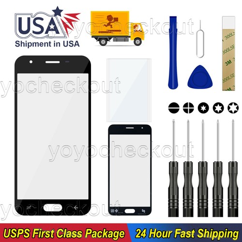 SM-J337V Replacement Glass Lens Screen 