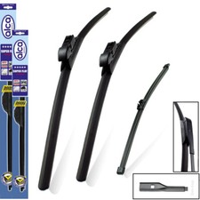 Fits Audi Q5 2008-2017 alca Flat Wiper Blades Front and Rear ASF24"20"ST13"Q