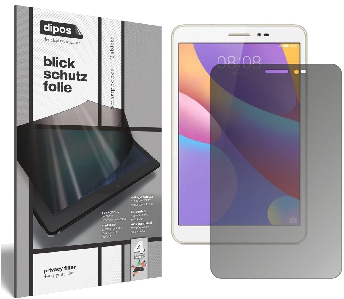 dipos I 2X Pellicola Protettiva antiriflesso Compatibile con Huawei MediaPad T3 10 Pellicola di Protezione