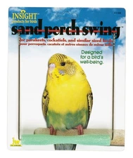 JW Pet Insight Assorted Sand Perch Swing for Birds, Small