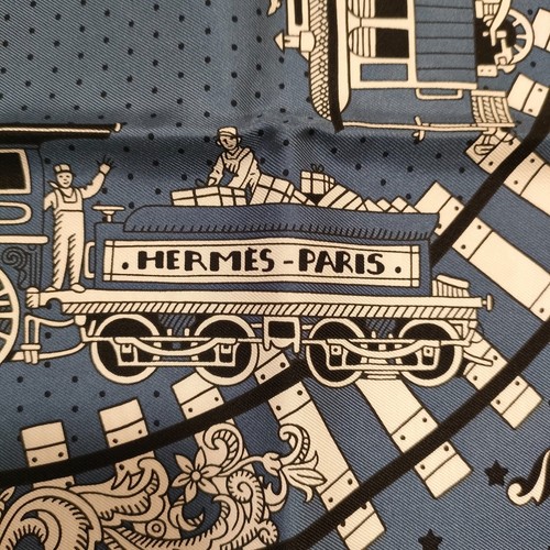Unused w/box HERMES Carre 55 ALL ABOARD ! Silk Scarf Bandana 55cm - Picture 15 of 24