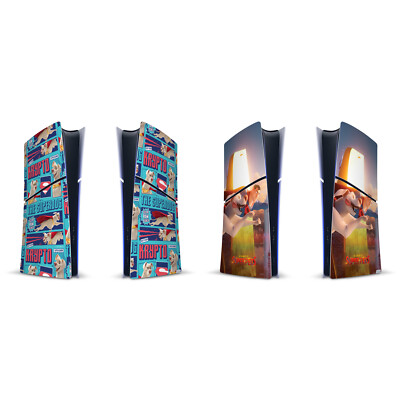 DC LEAGUE OF SUPER PETS GRAPHICS VINYL SKIN DECAL FOR PS5 SLIM DIGITAL CONSOLE