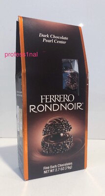 FERRERO RONDNOIR DARK CHOCOLATE PEARL CENTER CANDY