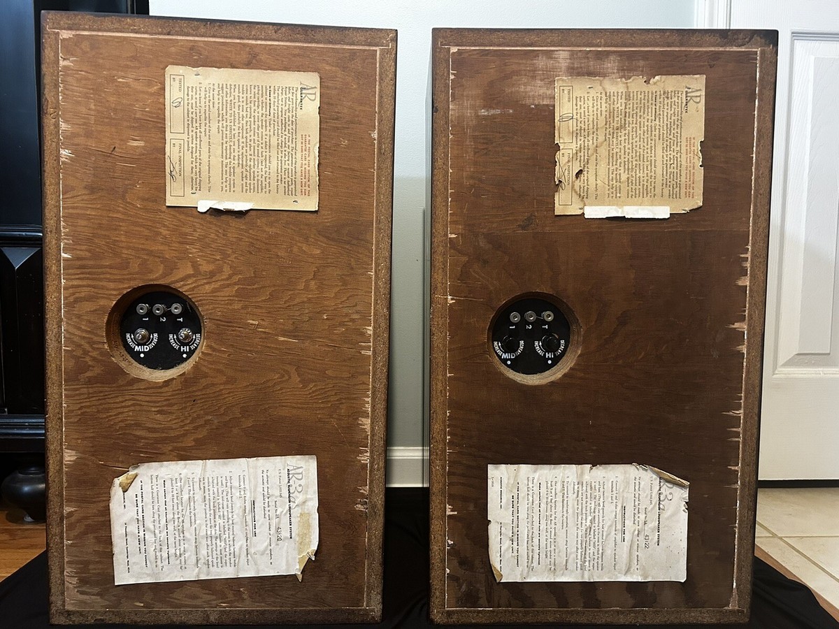 ACOUSTIC RESEARCH AR-3A Speakers Pair Restored 43120/43122