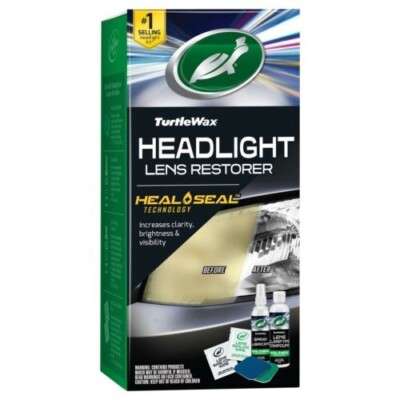 TURTLE WAX T240KT Headlight Lens Restorer  FULL KIT