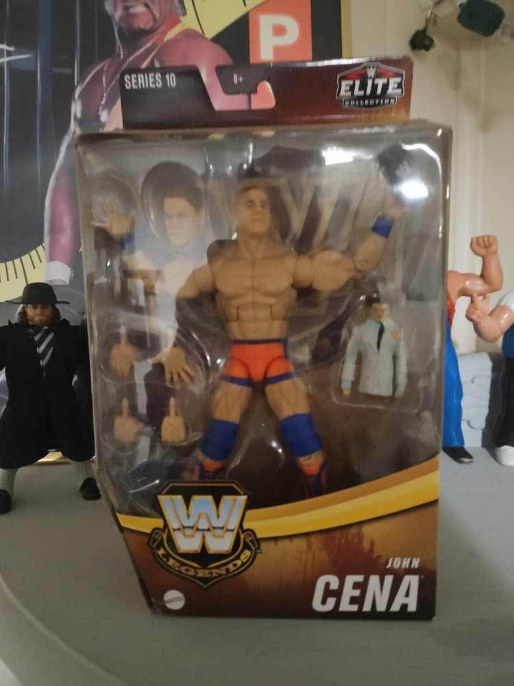 Mattel WWE Legends Wrestling Elite Collection John Cena Action Figure
