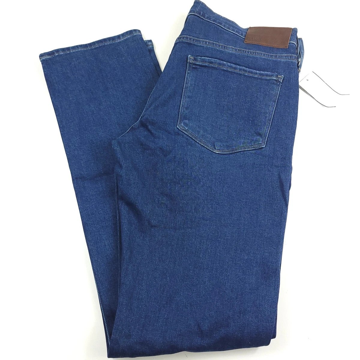 209 Paige Federal Slim Straight Fit Jeans Mens Size 40 X 33 Rivera Blue