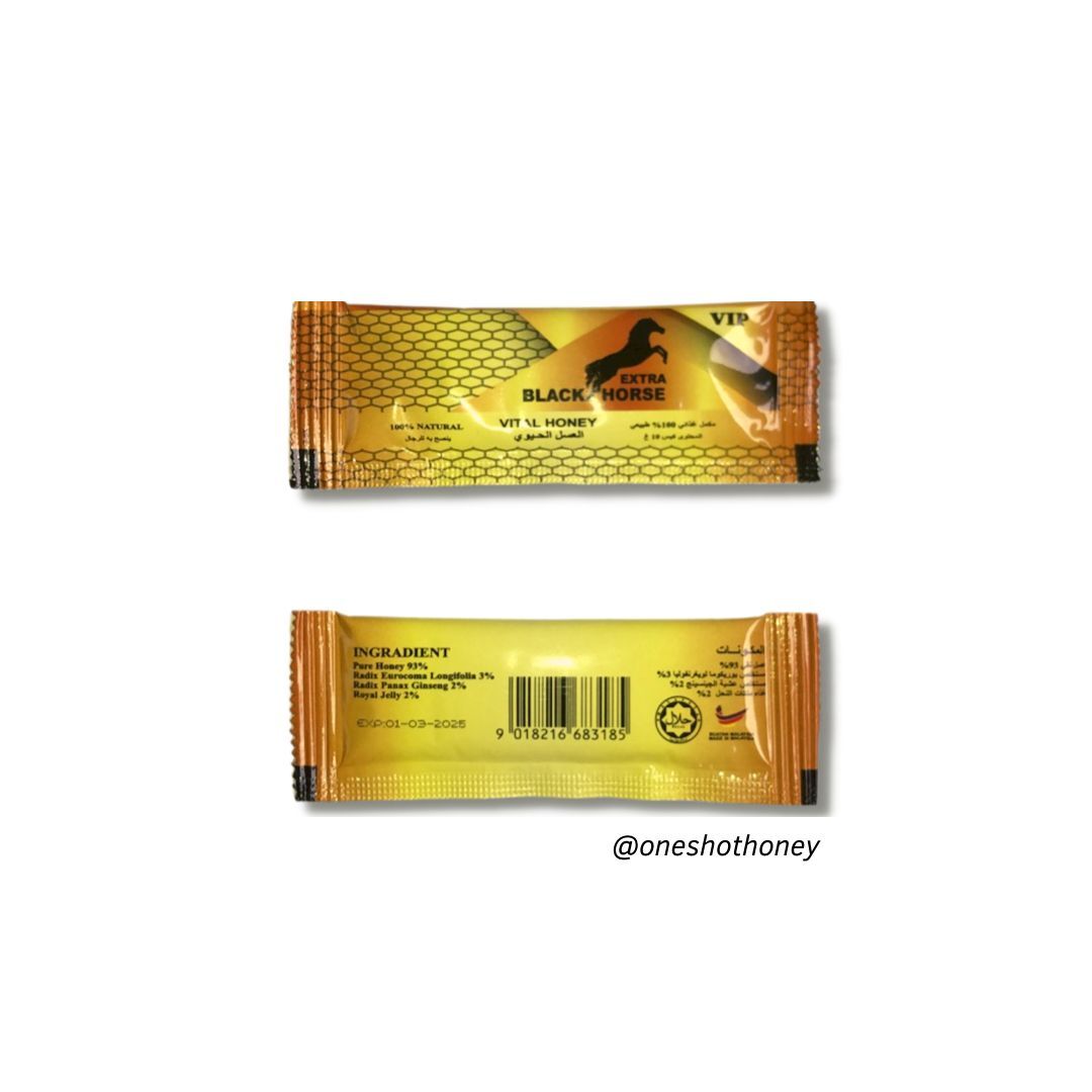 Queen Honey Black Horse extra Royal Organic Honey For Men 12 pcs New trends  USA | eBay
