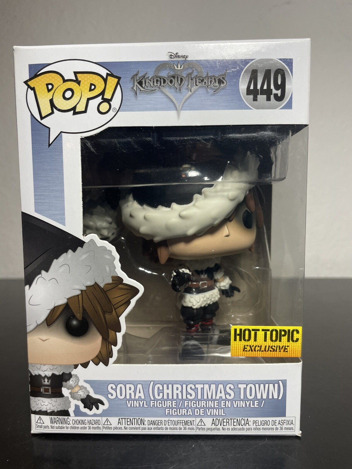 ¡Funko Pop! Kingdom Hearts Sora #449 Abovedado Y Raro Envío Gratuito Y Estuche