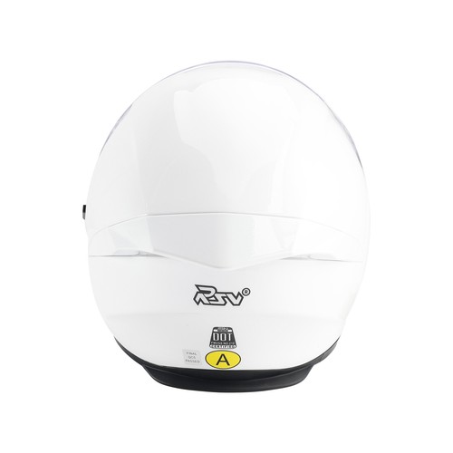 DOT Motorcycle Helmet Adult Street Full Face White L U5 - Picture 3 of 15