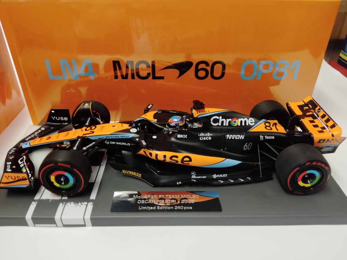 Minichamps F1 McLaren MCL60 #81 Oscar Piastri 2023 1/18 Minichamps F1 McLaren MCL60 #81 Oscar Piastri 2023 1/18