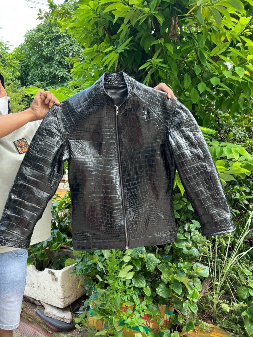 Crocodile Skin Jacket