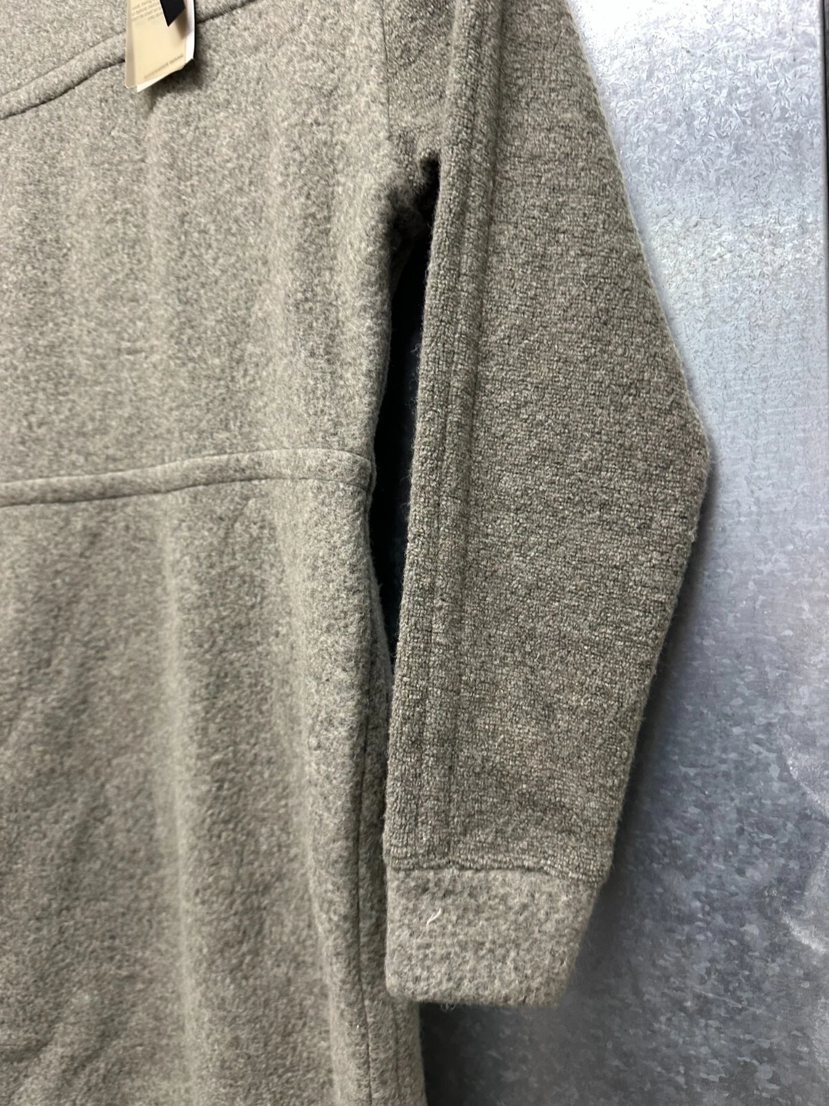 Abito donna Alexander Wang nuovo S verde salvia lana maglia pullover mini