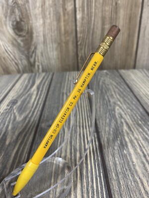 Vintage Hampton Co Op Elevator Co Yellow Pen Advertisement