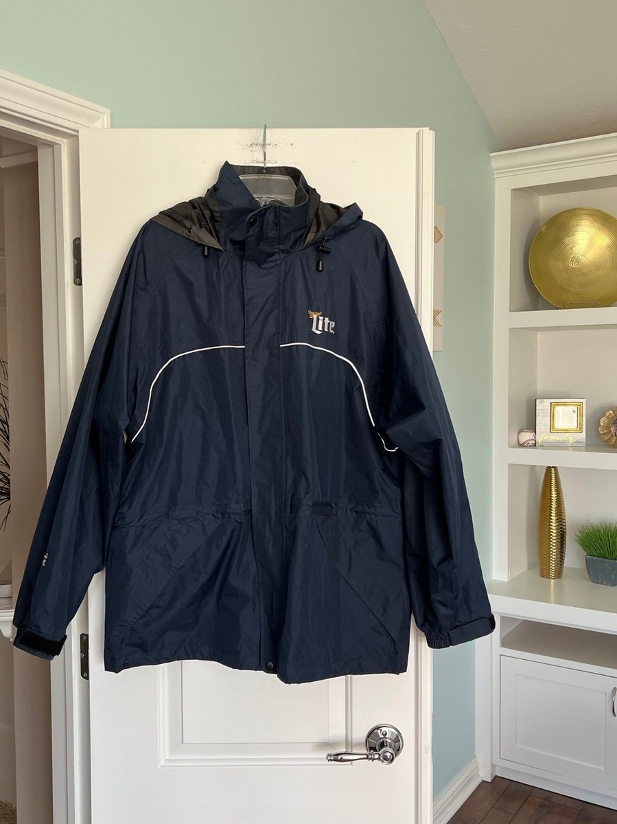 Viking Bomber Men's Jacket Waterproof Hooded Size XL Miller Light