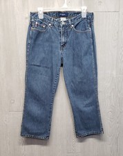 Vintage Guess Jeans Womens 10 Capri Mid Rise 30x21 Blue Denim Made in USA