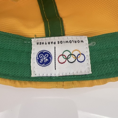 Brazil Rio 2016 Olympics Yellow& Green Official Hat GE Worldwide Partner Cap - Picture 7 of 9
