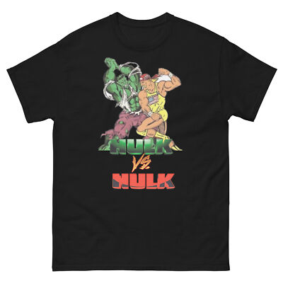 Hulk vs Hulk Deathmatch Tee, Marvel Comics, Incredible Hulk vs Hulk Hogan Tshirt