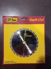 Ivy Classic 5 1/2" Swift Cut Rip Cross Saw Blade 24 Tooth Thin Kerf Carbide...