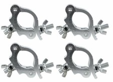 4 Chauvet DJ CLP-15N Narrow 360 Degree Lighting Clamp for 2" Truss Up To 330lb