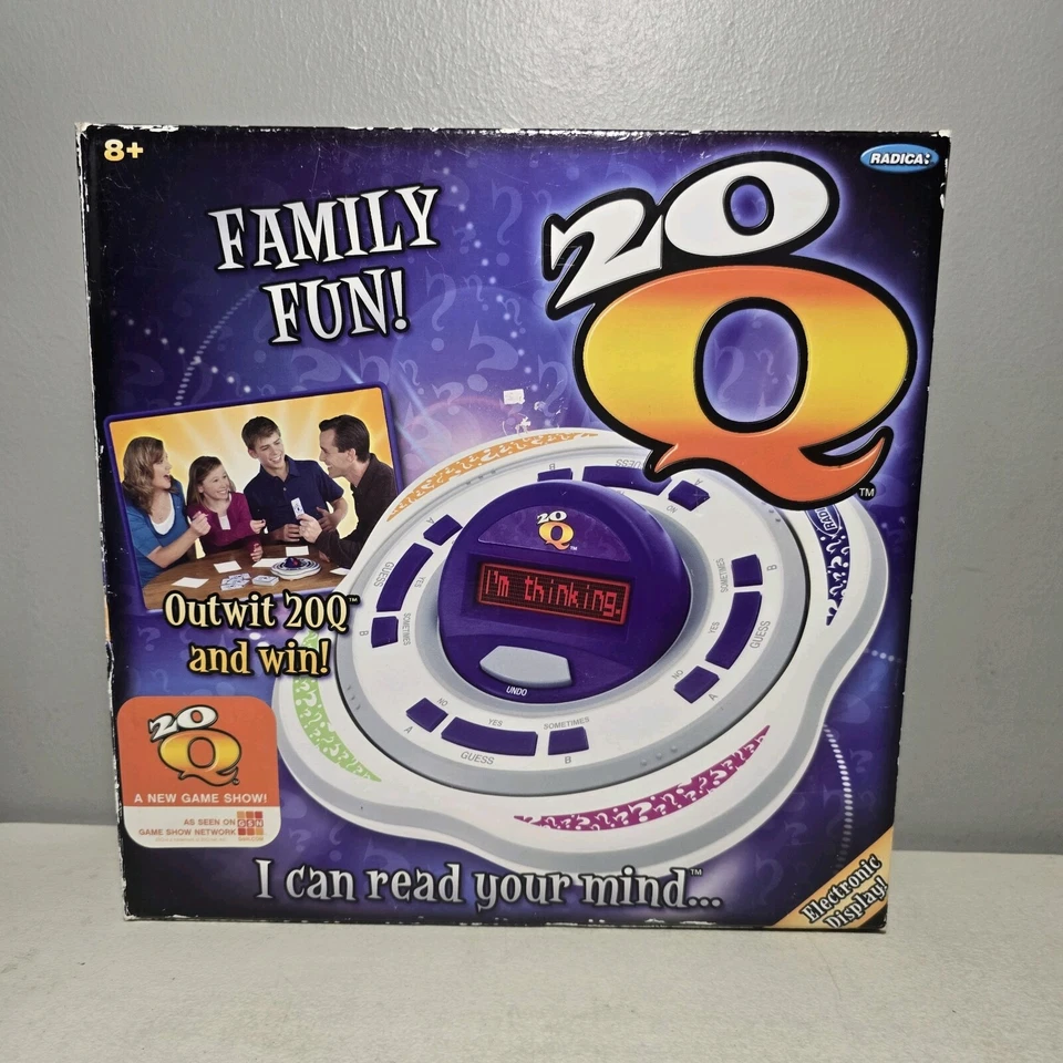 Radica 20Q Juego Familiar Multijugador REEMPLAZO Batería Electrónica SOLO Cubierta Foto 4 de 4