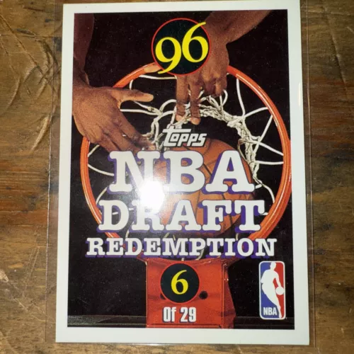 96-97 Topps 96 NBA Draft Redemption 6 Of 29