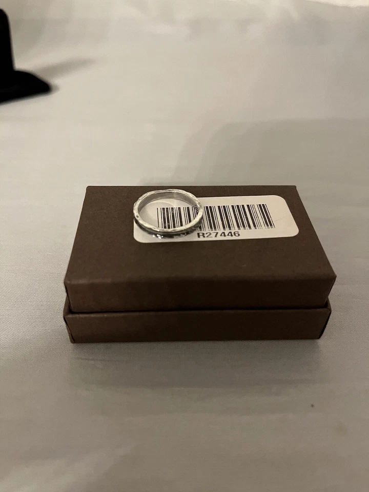 Silpada R2744 Belle Fleur .925 Sterling Silver Twisted Stacking Ring SZ 6 NEW - Image 3 of 4