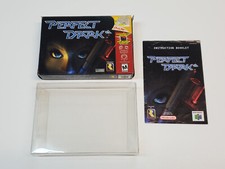 Perfect Dark 64 Original N64 Nintendo 64 Box  Manual Only B sticker 
