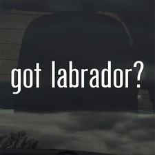 Got Labrador Custom Vinyl Sticker Decal Retriever Dog Puppy Pet Animal