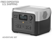 ECOFLOW RIVERMAX 2 Power Station Solar Generator 512 Watt Hours W SPEED CHARGING