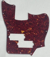 Red Tortoise For Fit Squier Jaguar Bass SS Short Scale Style Guitar Pickguard