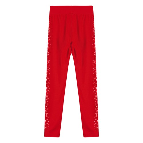 Figure Skating Leggings Girls Fleece Lined Trousers Ice Skating Pants Workout - Picture 24 of 47