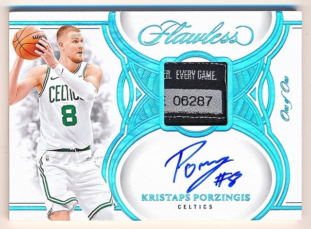 2024-25 Flawless Kristaps Porzingis Wäschemarke Patch Auto #LAU-KPZ (1/1)
