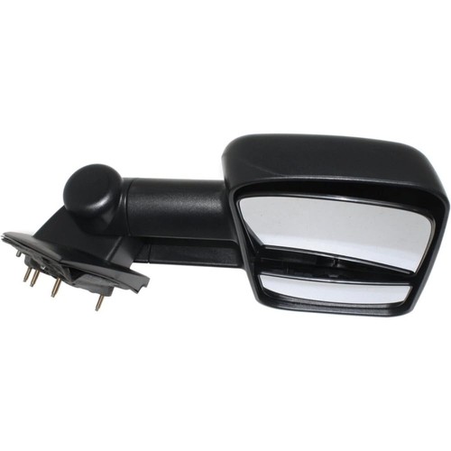 Set of 2 Manual Tow Mirrors for Silverado Sierra 1500-3500HD Textured Left Right - Picture 5 of 8