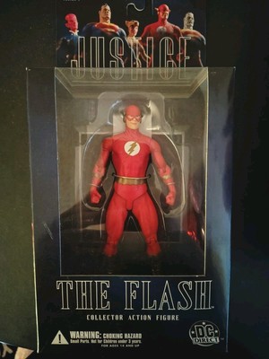  THE FLASH JUSTICE LEAGUE Series 1 Action Figure Red DC Free SHIPPING