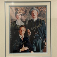 Newman & Redford Signed Butch Cassidy & Sundance Kid Photo COA Framed 1969