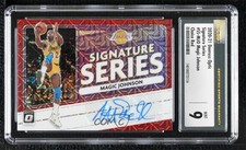 2020 Panini Donruss Optic Choice Red Prizm Magic Johnson CSG 9 Mint Auto HOF 9l4
