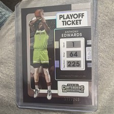2021-22 Panini Contenders - Playoff Ticket #5 Anthony Edwards /249