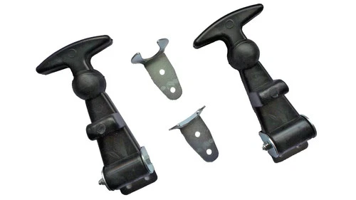 2x Hood Holder Rubber Medium Length 120mm Hood Tensioner for Tractor Trailer