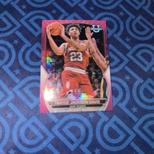Trayce Jackson-Davis 2022-23 Bowman University Chrome Pink Refractor Card #42